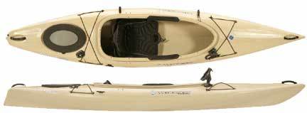 a sand color pungo-120 angle kayak