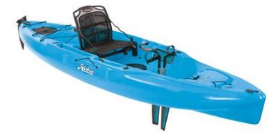 hobie mirage outback blue kayak