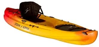 a yellow and red ocean kayak caper classic