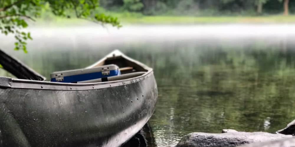 Kayak Cooler on kayak