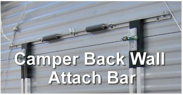 camper back wall attach bar