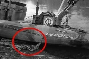 kayak drag chain