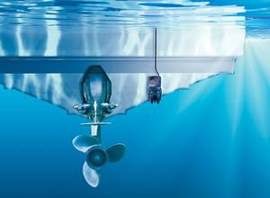 transom mount transducer