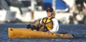 pedal kayak man