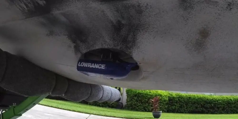 lowrance device on kayaks