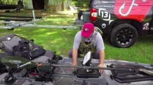 rigging a kayak for fishing